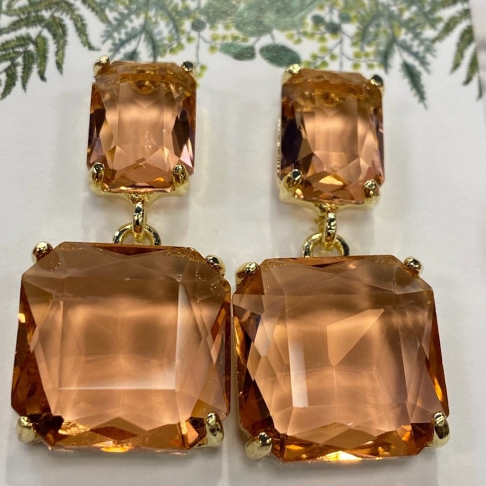 Blush sunset earrings